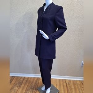 Oleg Cassini Studio 2Pc Pant suit 6 Missy